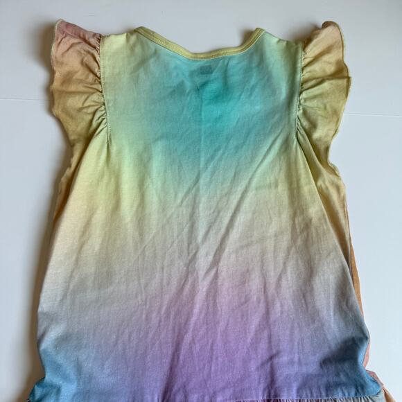 Tea Collection Pastel Flutter Sleeve Pocket Dress Girls 7 - Picture 11 of 11